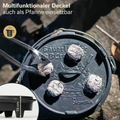 Skandika Sauerländer BBCrew Dutch Oven Satz - 8 Liter< Grill Zubehör|Grill Zubehör