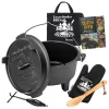 Skandika Grill Zubehör|Grill Zubehör^Sauerländer BBCrew Dutch Oven Satz - 10,25 Liter