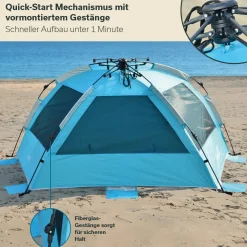 Skandika Strandmuscheln-Skal Pop-up Strandmuschel