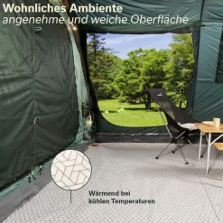 Skandika Softtouch-Fleece Zeltteppich - 300 x 300 cm< Teppiche|Teppiche