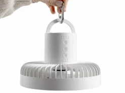 Skandika Campinglampen Aufladbar|Campinglampen Aufladbar-Solvind Campinglampe mit Ventilator - White