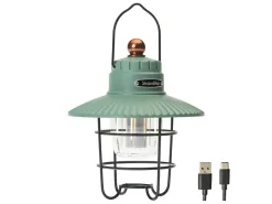 Skandika Soroya Retro-LED-Campinglampe mit Powerbank - Green< Campinglampen Aufladbar|Campinglampen Aufladbar