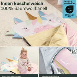 Skandika Soti Kinderschlafsack - Einhorn<Kinder Schlafsäcke Kinder|Deckenschlafsäcke