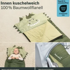 Skandika Schlafsäcke Kinder|Deckenschlafsäcke^Soti Kinderschlafsack - Dino