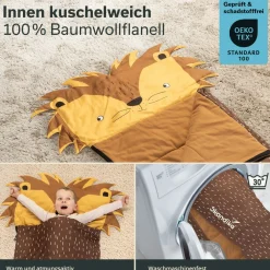 Skandika Schlafsäcke Kinder|Deckenschlafsäcke-Soti Kinderschlafsack - Löwe