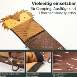 Skandika Schlafsäcke Kinder|Deckenschlafsäcke-Soti Kinderschlafsack - Löwe