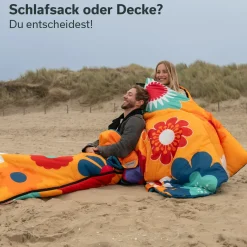 Skandika Deckenschlafsäcke|Sommerschlafsäcke-Sovro 190 Deckenschlafsack - Flower