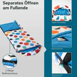 Skandika Sovro Flex 190+30 Deckenschlafsack - Stardust< Deckenschlafsäcke|Sommerschlafsäcke
