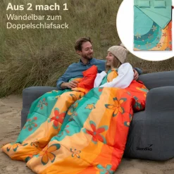 Skandika Deckenschlafsäcke|Sommerschlafsäcke^Sovro Lite 190 Deckenschlafsack - Rainbow