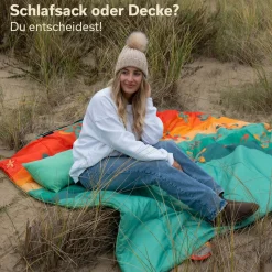 Skandika Deckenschlafsäcke|Sommerschlafsäcke^Sovro Lite 190 Deckenschlafsack - Rainbow