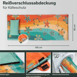 Skandika Deckenschlafsäcke|Sommerschlafsäcke^Sovro Lite 190 Deckenschlafsack - Rainbow