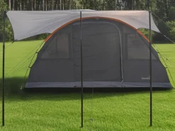 Skandika Spirit 390 x 400 cm Sonnensegel mit Teleskopstangen< Zeltvordächer