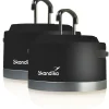 Skandika Campinglampen Aufladbar|Campinglampen Aufladbar-Tarfala Set mit 2 Campinglampen - Black