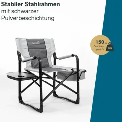 Skandika Tepsa Faltstuhl - Grey< Faltstühle