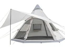 Skandika Rundzelte|6 Personen Zelte Aufblasbar^Tipi Hetta 460 Air Protect aufblasbares Rundzelt