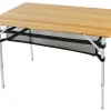 Skandika Tolja 100 x 65 Bambus Falttisch< Rolltische|Campingtische Klappbar
