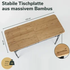 Skandika Tolja Campingschrank - 120 x 50 cm< Campingschränke Faltbar