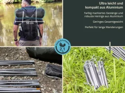 Skandika Vatn Trekkingzelt - 2 Personen< Trekkingzelte|Zelt 2 Personen