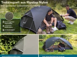 Skandika Vatn Trekkingzelt - 2 Personen< Trekkingzelte|Zelt 2 Personen