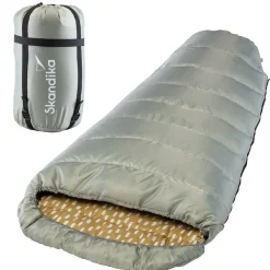 Skandika Vegas XXL RV rechts grauer Schlafsack< Sommerschlafsäcke|Mumienschlafsäcke