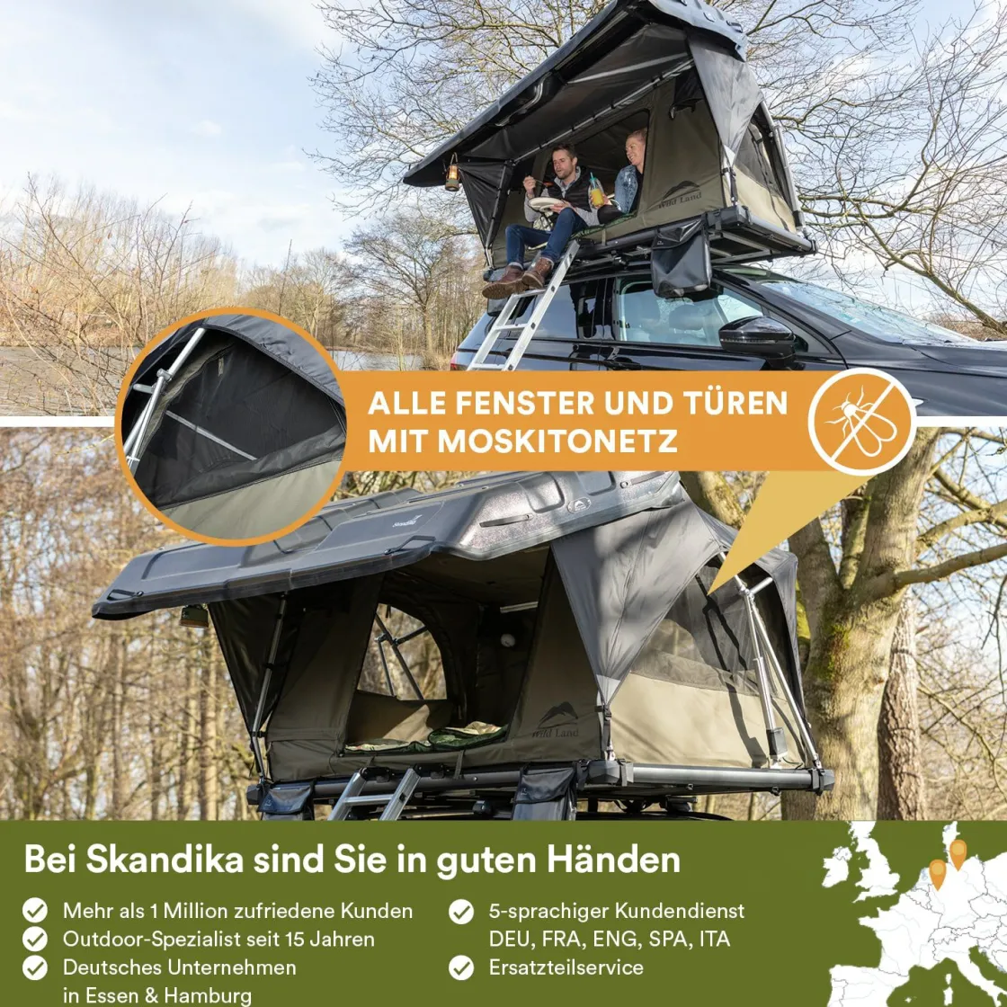 Skandika Dachzelte|2 Personen Dachzelte^Wildland Dachzelt