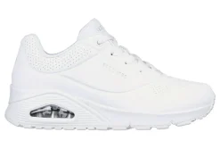 Skechers Uno - Stand On Air Damen Schuhe - White< Wanderschuhe