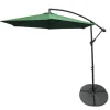 Monstershop Sonnenschirme-Sonnenschirm mit fächerförmigem Sockel - Grün