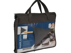 Markenlos Tarps-Sonnensegel Dreieck Grau