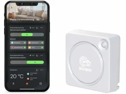 Markenlos Alarmanlagen|Alarmanlagen-Sonsor stationäres Alarmsystem mit WLAN - Grey