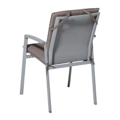 Madison Stapelbare Stuhlkissen Panama, Taupe, 4er-Set< Stuhlkissen