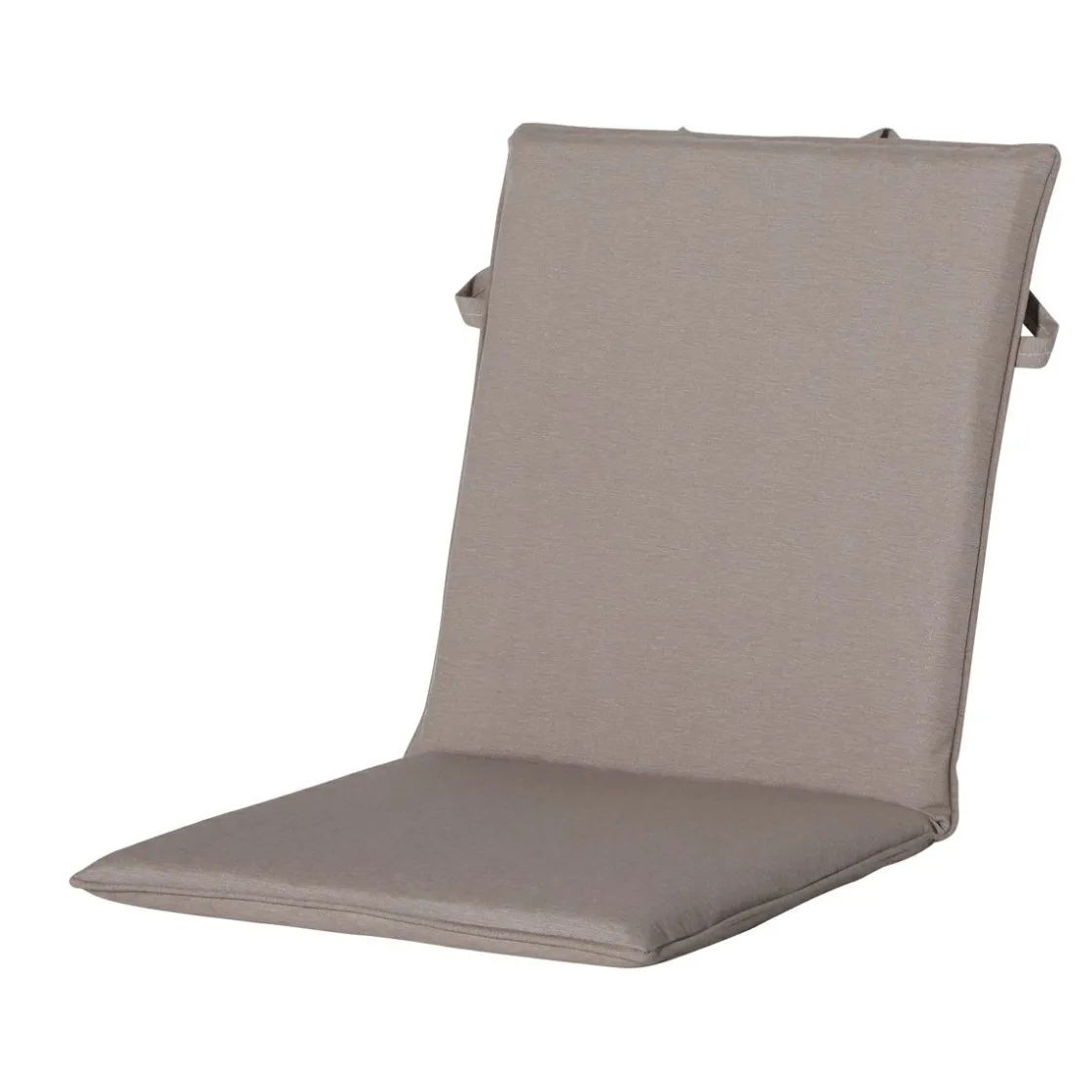 Madison Stuhlkissen-Stapelbare Stuhlkissen Panama, Taupe, 4er-Set