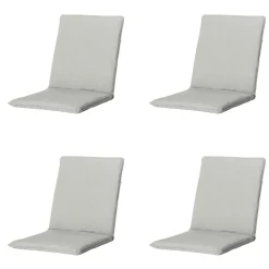 Madison Stapelbare Stuhlkissen Panama aus Leinen – 4er-Set< Stuhlkissen