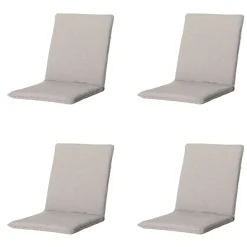 Madison Stuhlkissen-Stapelbare Stuhlkissen Naples Taupe – 4er-Set