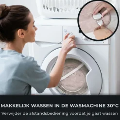STAUS&BACH Heizdecken^Cozysnug 2-Personen elektrisches Unterbett - Pink