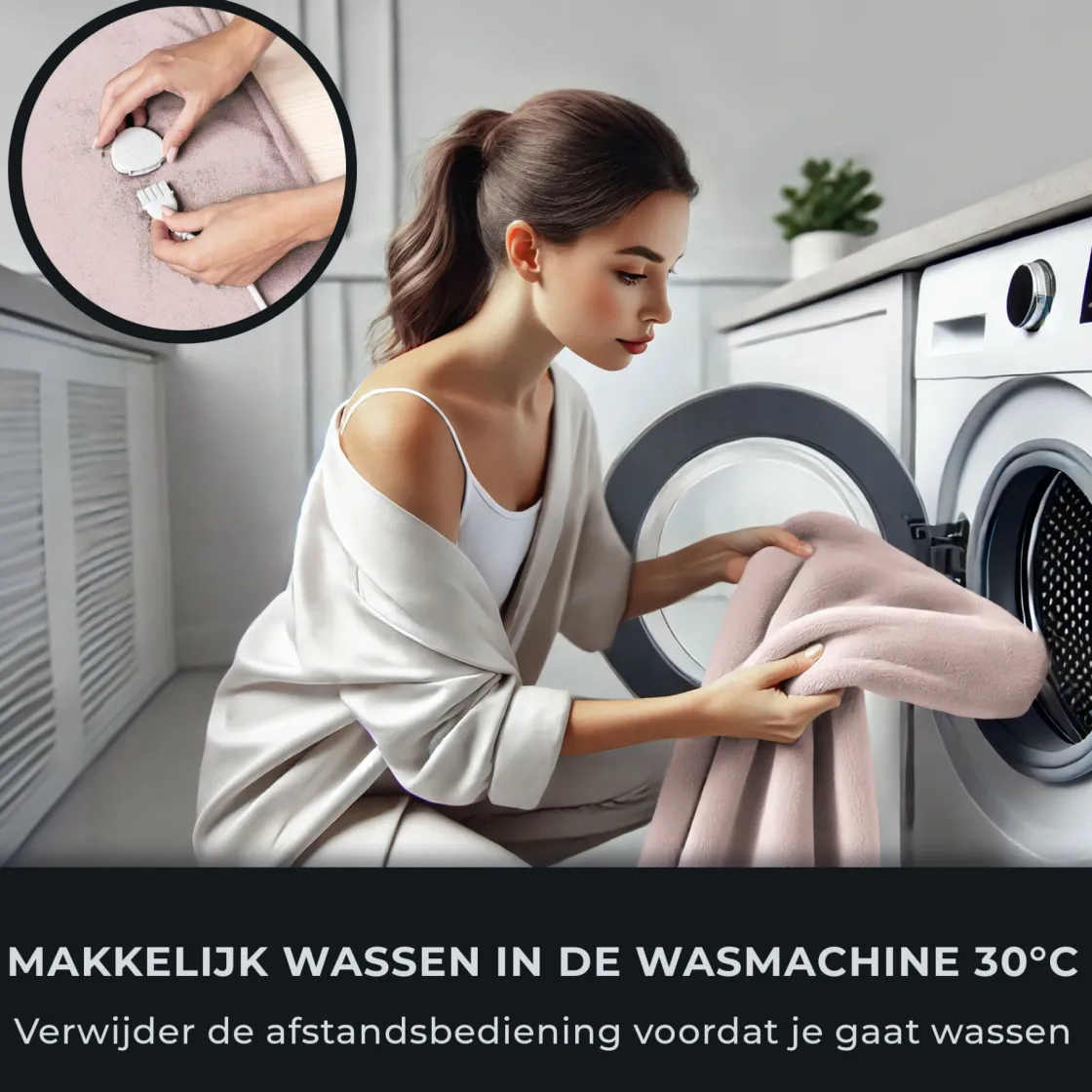 STAUS&BACH Heizdecken^Powernap 1-Personen-Heizdecke - Dusty Pink