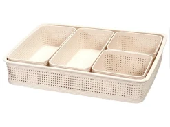 Markenlos Aufbewahrungsboxen^Storage Solutions Aufbewahrungskorb-Set – 5-teilig