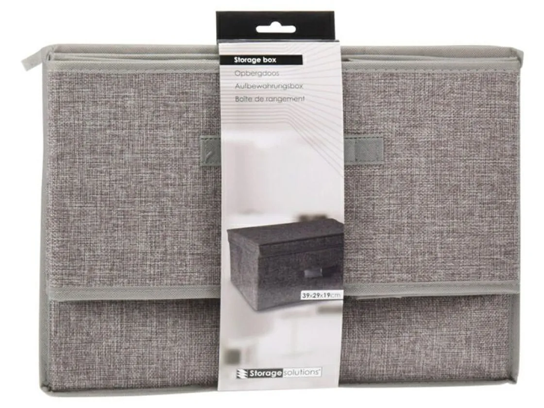 Markenlos Aufbewahrungsboxen^Storage Solutions Aufbewahrungsbox mit Deckel - 39 x 29 x 19 cm