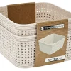 Markenlos Aufbewahrungsboxen-Storage Solutions 2-teiliges Aufbewahrungskorb-Set - 0,90 Liter
