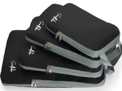 Sunflake Packing Cubes-4 Compressie Cubes - Black