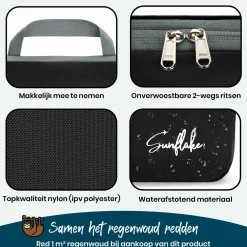 Sunflake Packing Cubes-4 Compressie Cubes - Black