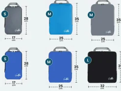 Sunflake Packing Cubes^Compression Packing Cubes - Set van 6