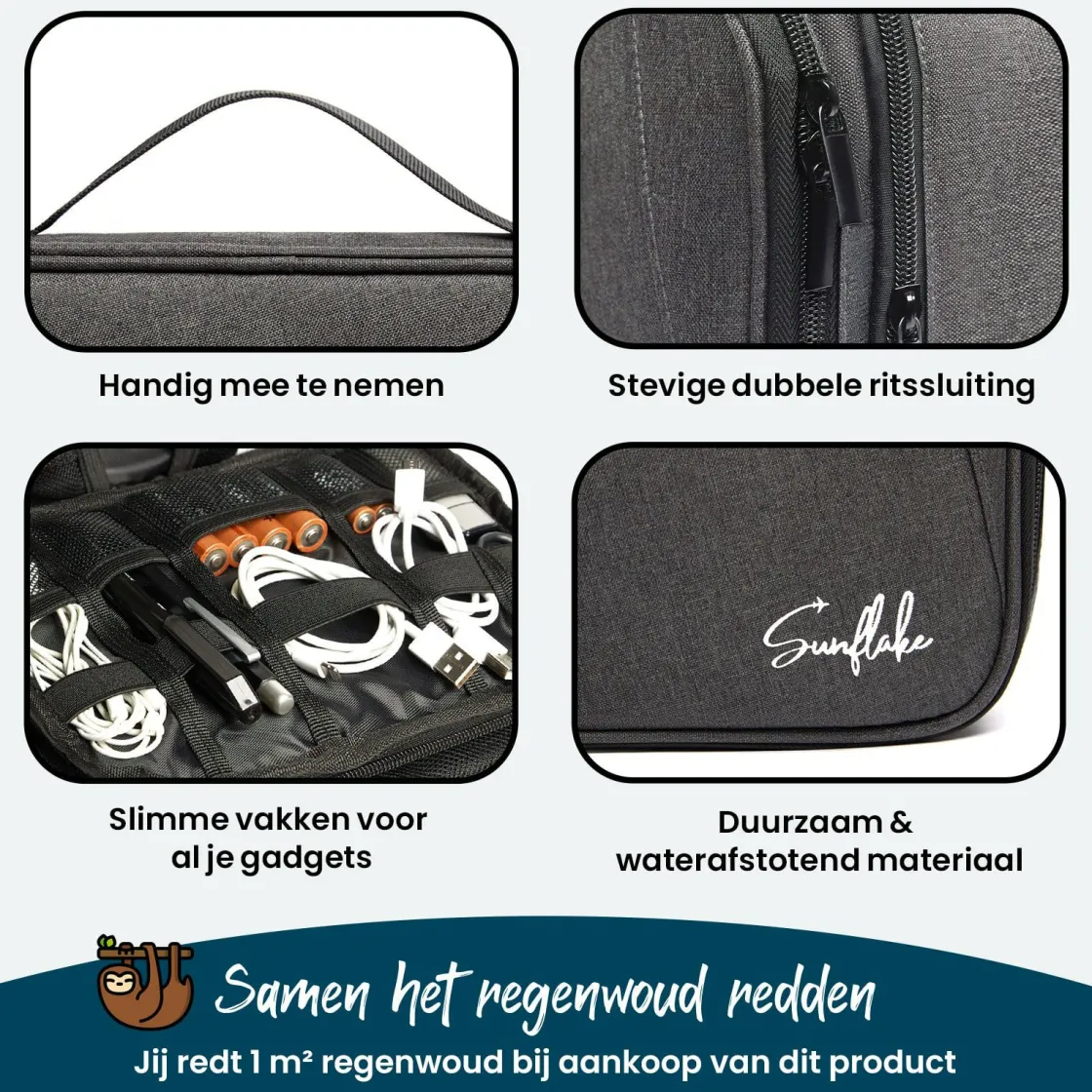 Sunflake Elektro Zubehör^Elektronik Kabeltasche