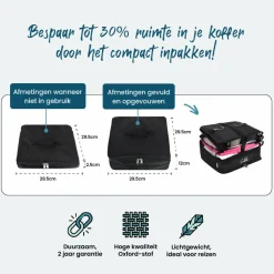 Sunflake Organizer^Hängender Packwürfel