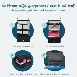 Sunflake Organizer^Hängender Packwürfel