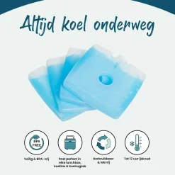 Sunflake Kühlakkus-Mini-Kühlakkus – 4 Stück