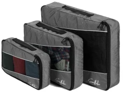 Sunflake Packing Cubes-Set von 3 Packing Cubes - Grey