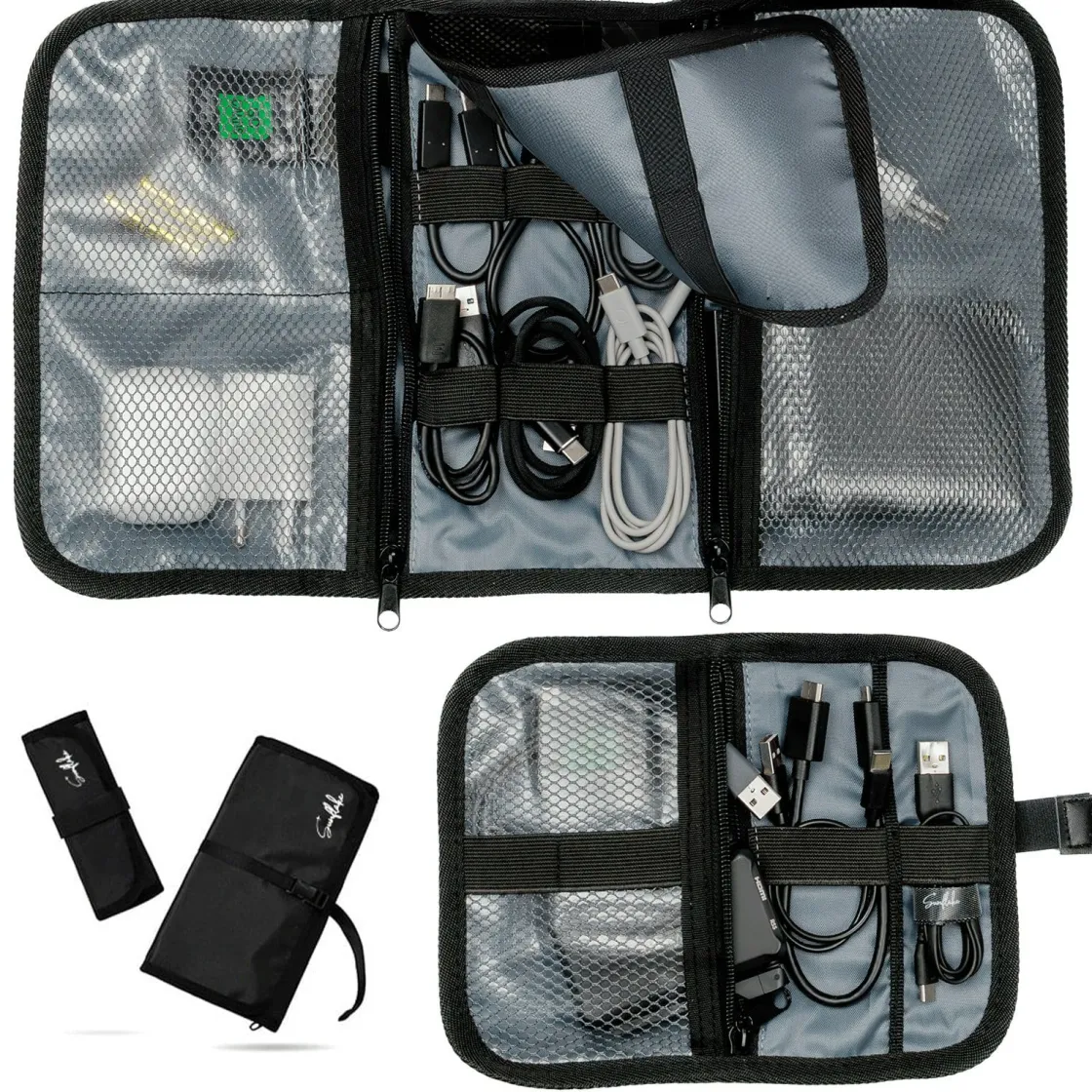 Sunflake Elektro Zubehör-2-teiliges Kabel Tasche