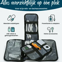 Sunflake Elektro Zubehör-2-teiliges Kabel Tasche
