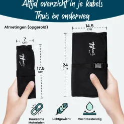 Sunflake Elektro Zubehör-2-teiliges Kabel Tasche