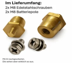 Sunpact Fahrzeugbatterien-12V135Ah PRO Versorgungsbatterie mit Bluetooth & Heizung